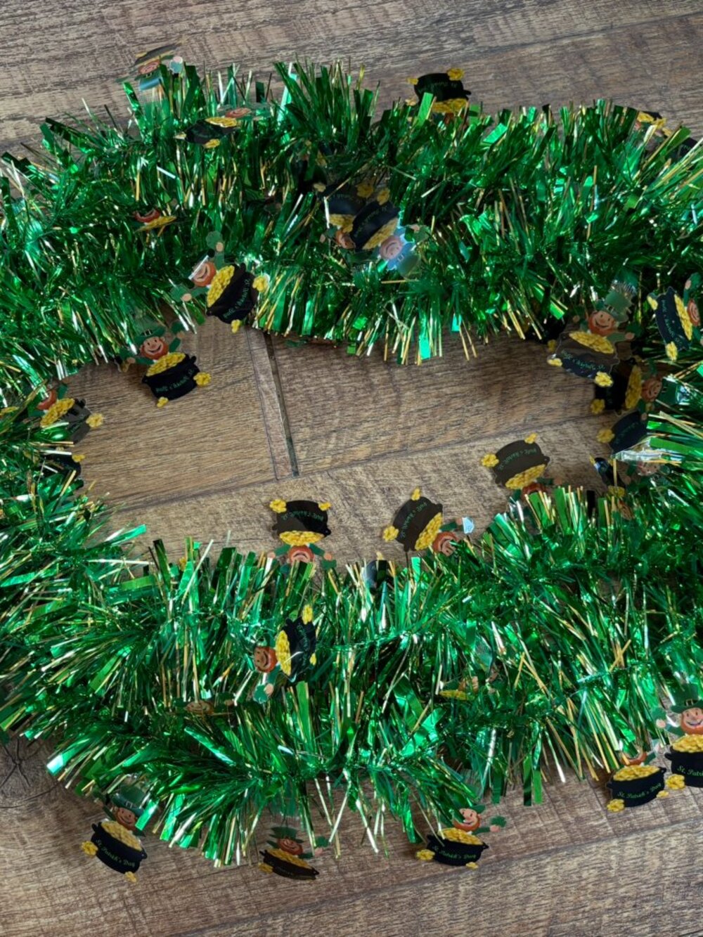 St Patrick's Day Leprechaun 9 Foot Garland